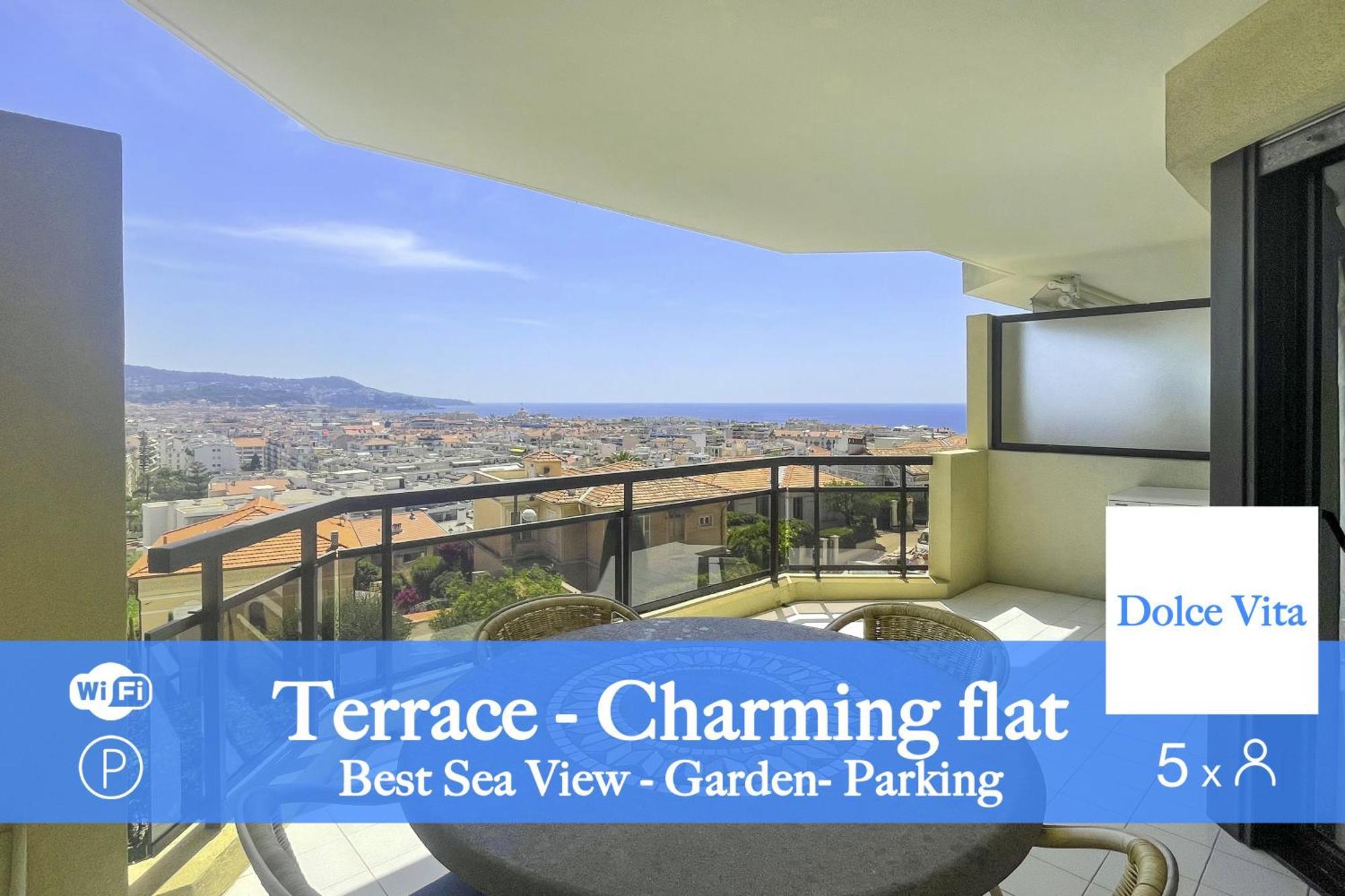 La Dolce Vita 5 Pers Parking Terrazza Nizza